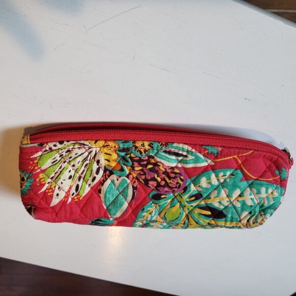 Vera Bradley Retired Rumba Pattern Case Pencil Makeup Pouch - Picture 4 of 16
